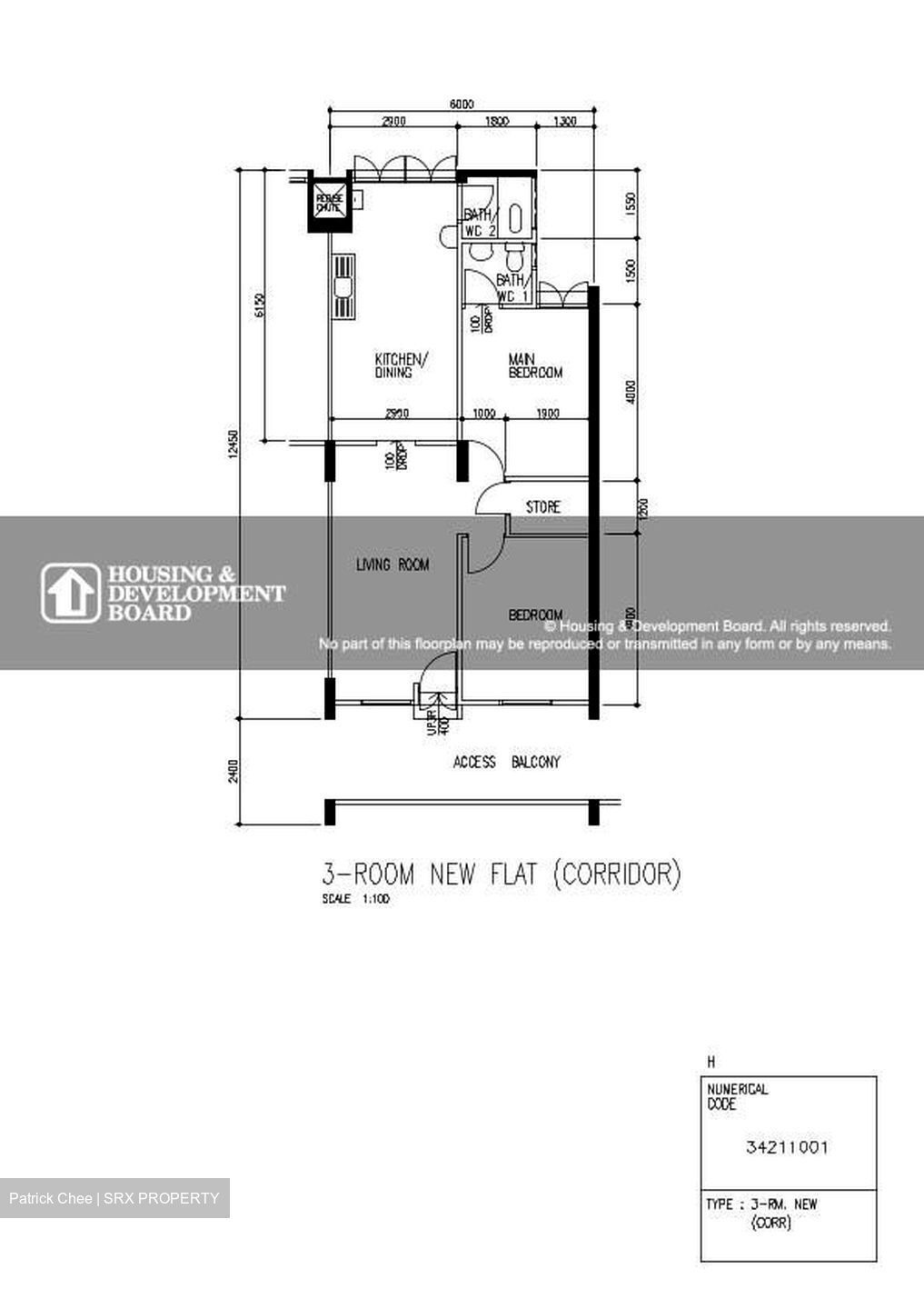 Blk 539 Bedok North Street 3 (Bedok), HDB 3 Rooms #557726521